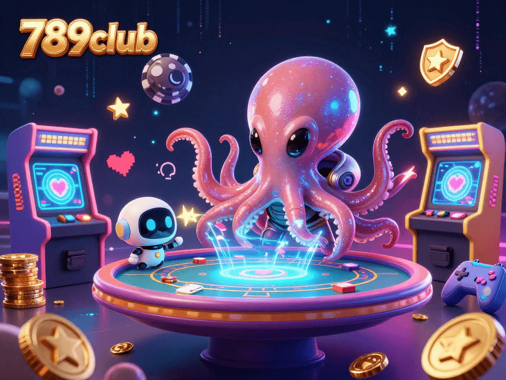 Win big at 789club with a thrilling alien poker showdown featuring colorful gaming elements.