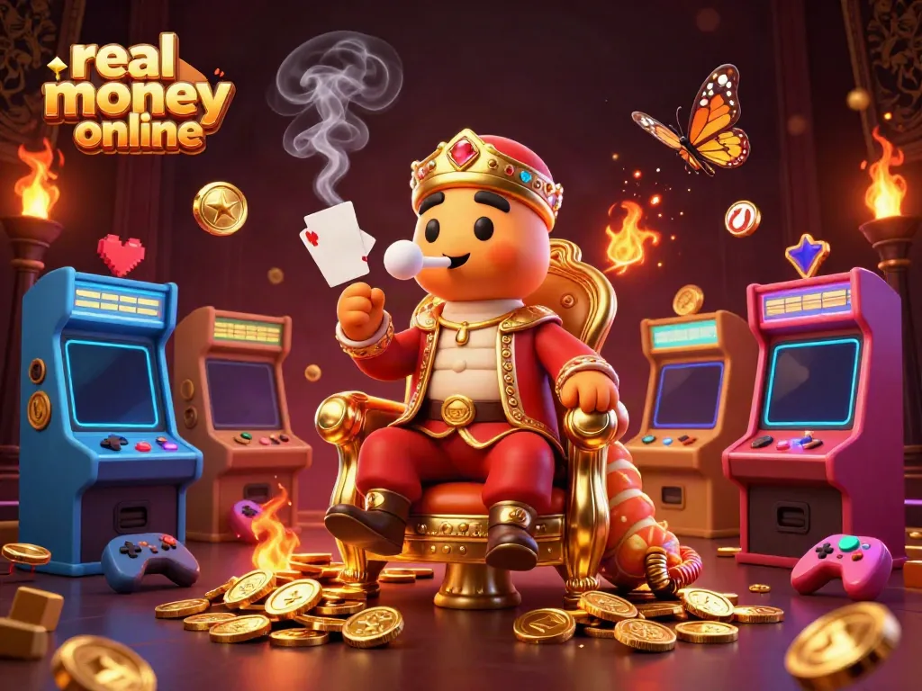 Experience the excitement of a real money casino online with unique 3D characters and vibrant gaming elements.