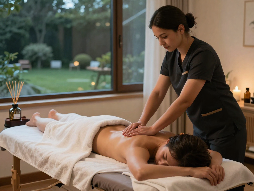 양천구출장안마 providing serene home massage services in a tranquil atmosphere.