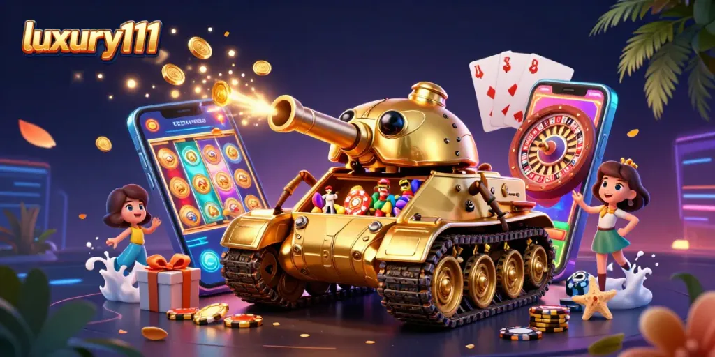 Enjoy the excitement of luxury111's vibrant casino graphics with colorful slot games and dynamic elements.