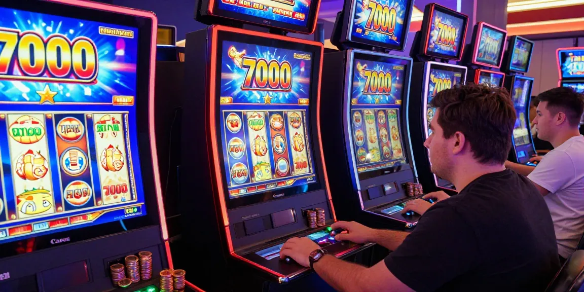 Engaging online gaming experience with slot7000 interface showing vibrant slot animations and coins.
