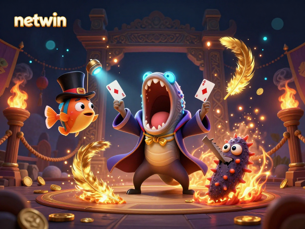 Experience exciting gambling with netwin's vibrant underwater casino magic performance.