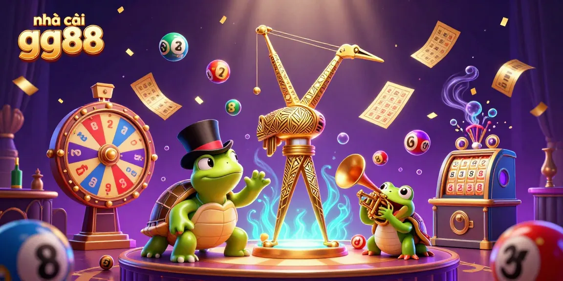 Experience the excitement of nhà cái gg88 with vibrant casino elements and fun characters.