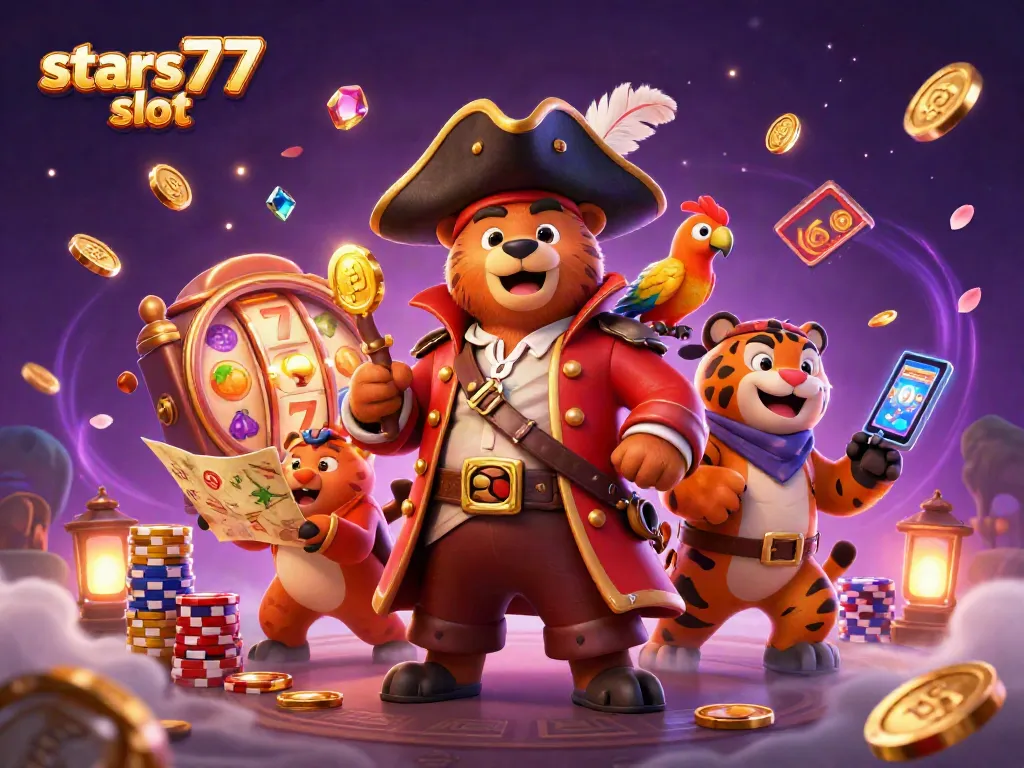 Menangkan bintang di permainan slots dengan stars77 slot di tengah suasana kasino yang meriah.