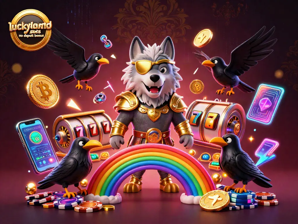 Engage with the luckyland slots no deposit bonus, as Odin leads with ravens and vibrant casino elements.