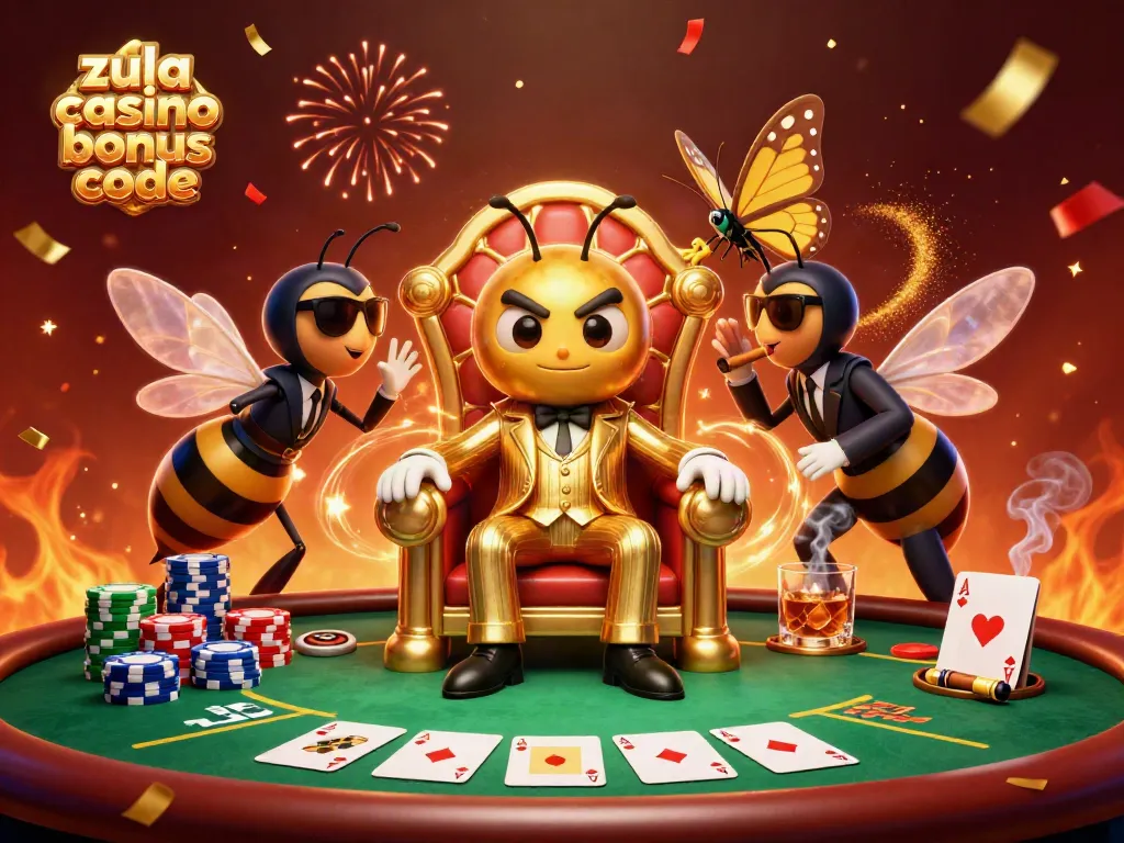 Zula Casino bonus code reveals exciting promotions and a vibrant gambling scene with sparkling poker elements.